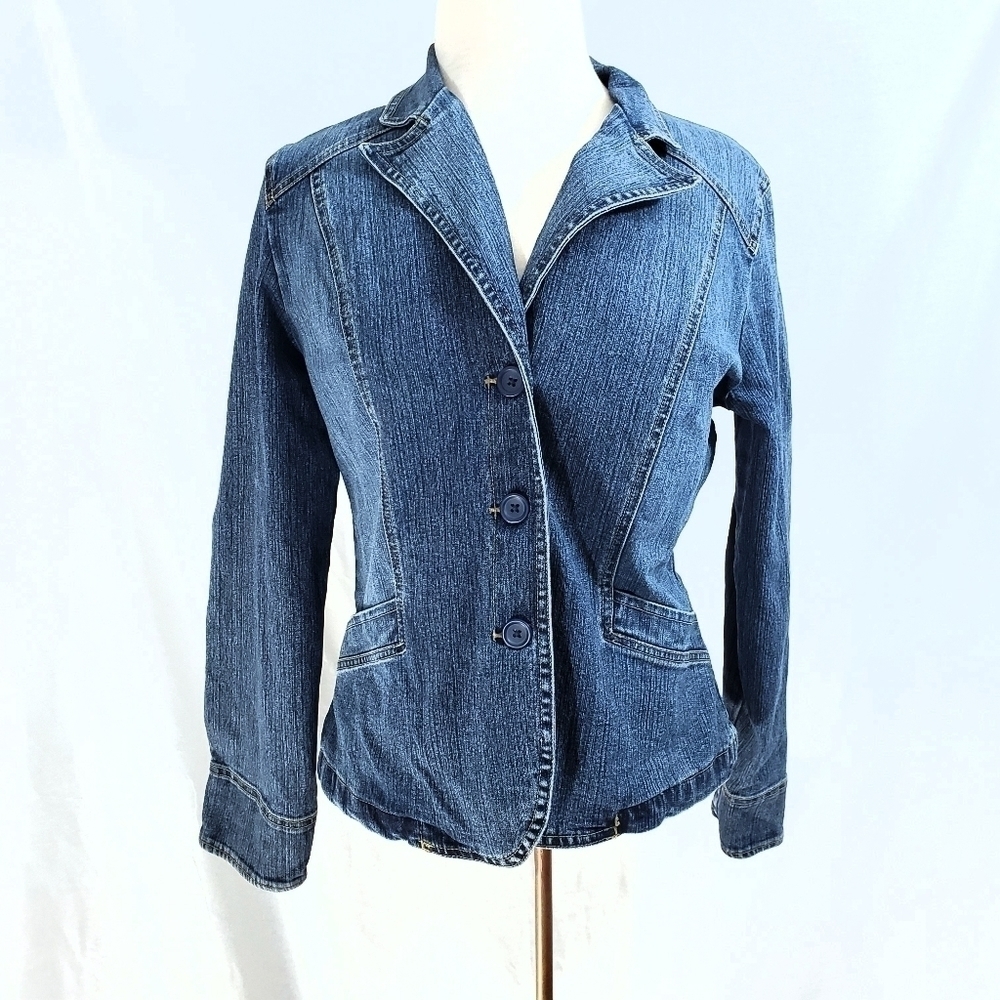 St. John's Bay Fitted Denim Jean Jacket